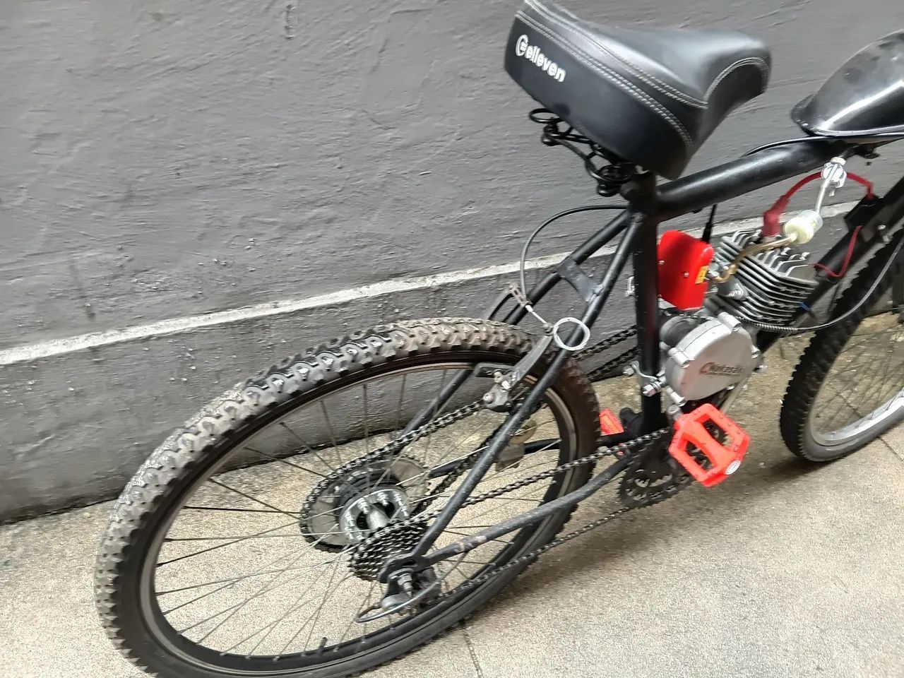 Bicicleta motorizada 80cc nova  - Foto 4