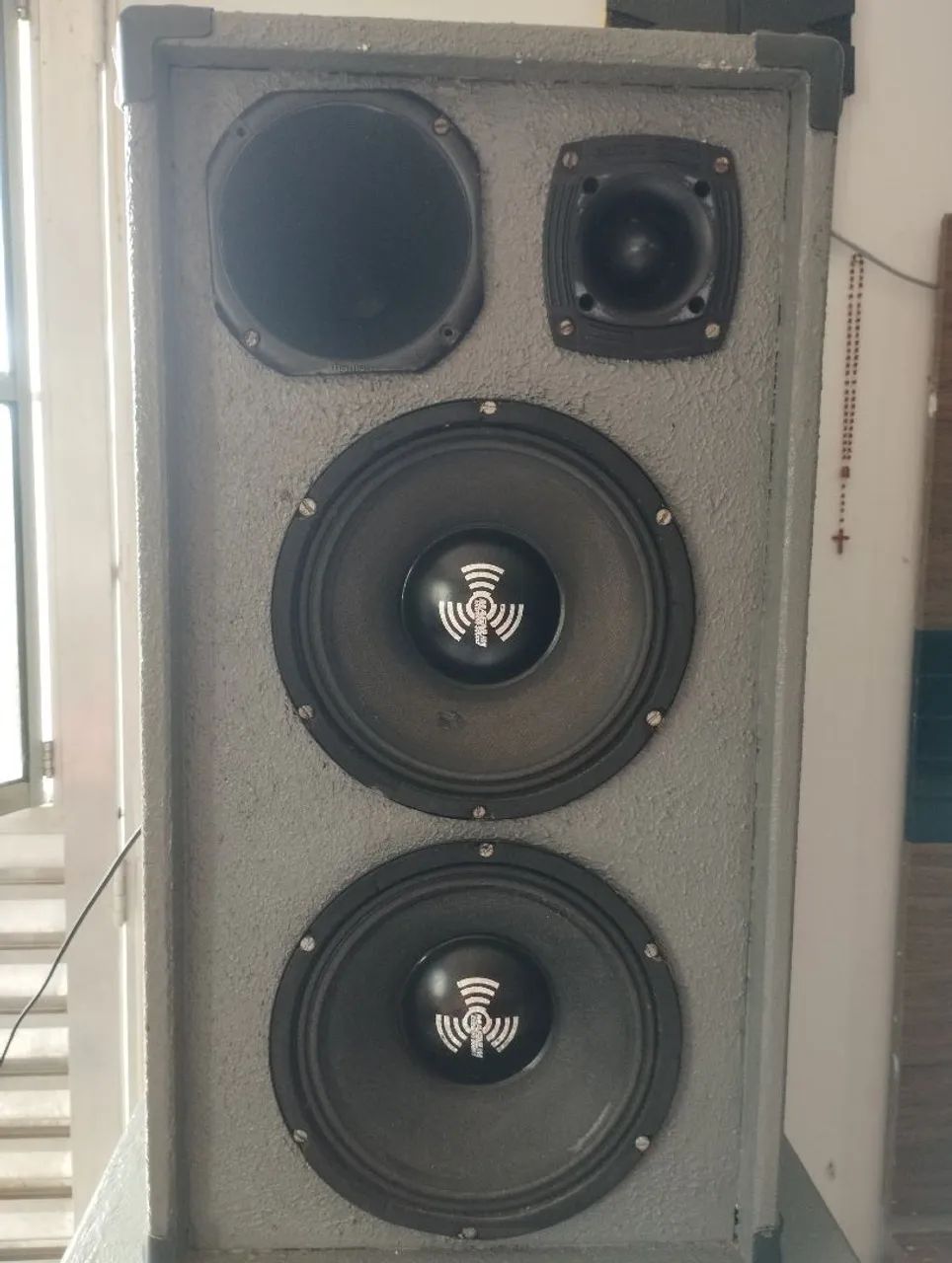 Caixa de Som Dupla Oversound de Baiana / Woofer (Excelente Estado) - Foto 4