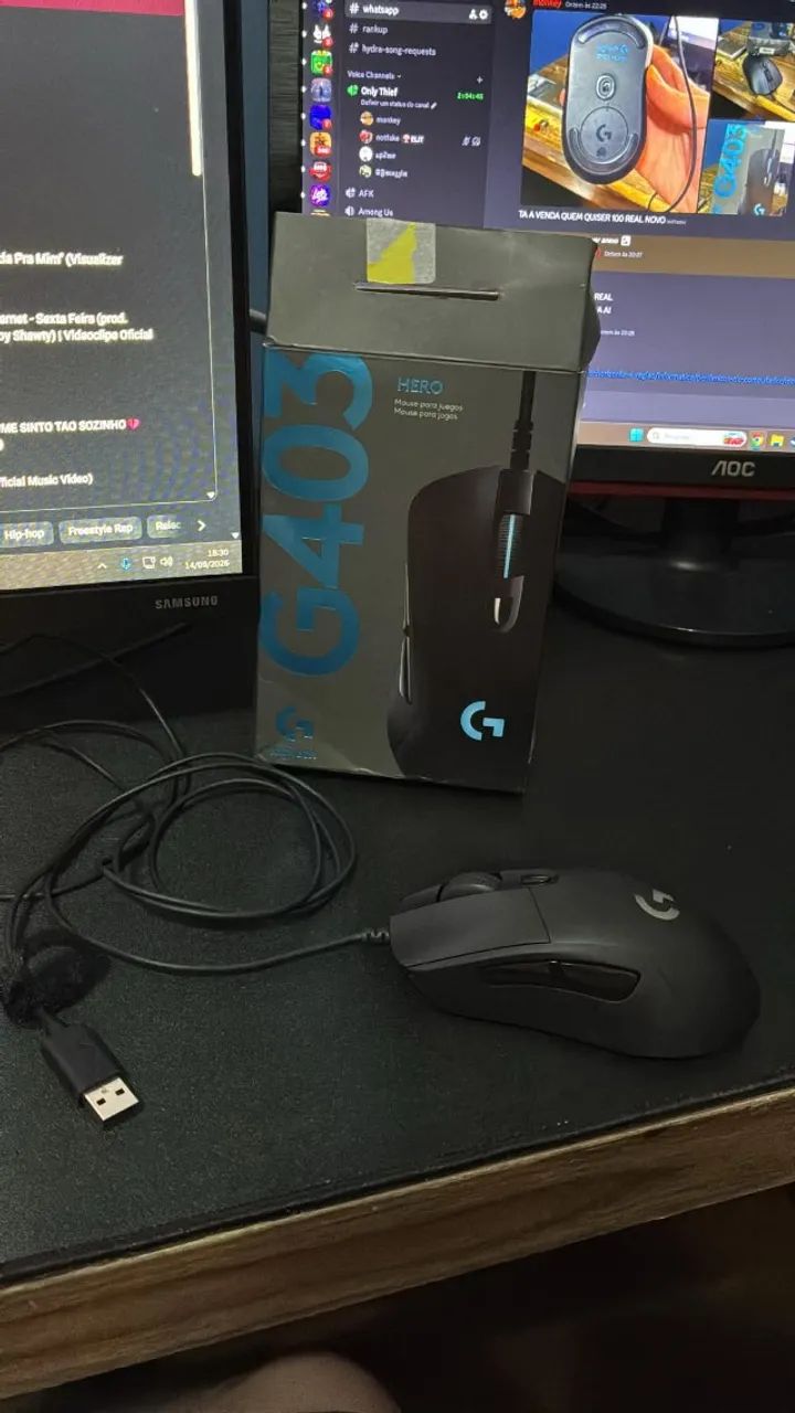 Mouse Logitech G403 Gamer - Foto 2