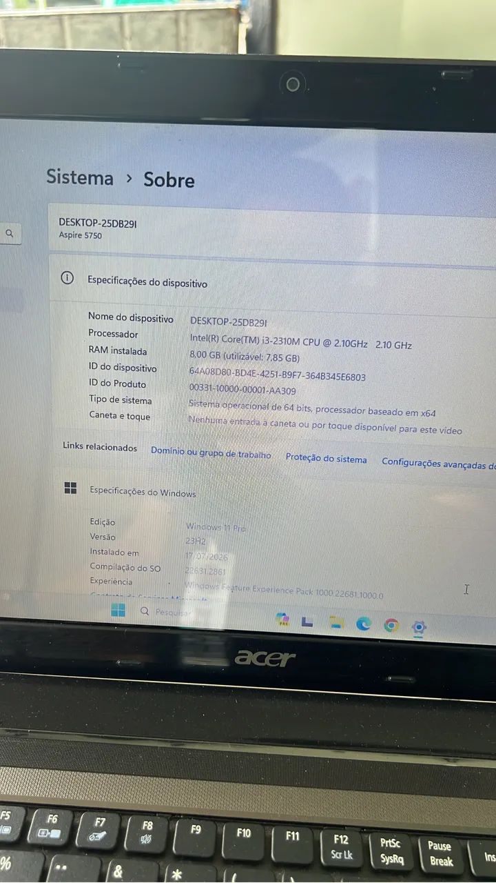 Notebook Acer Core i3 - Foto 3