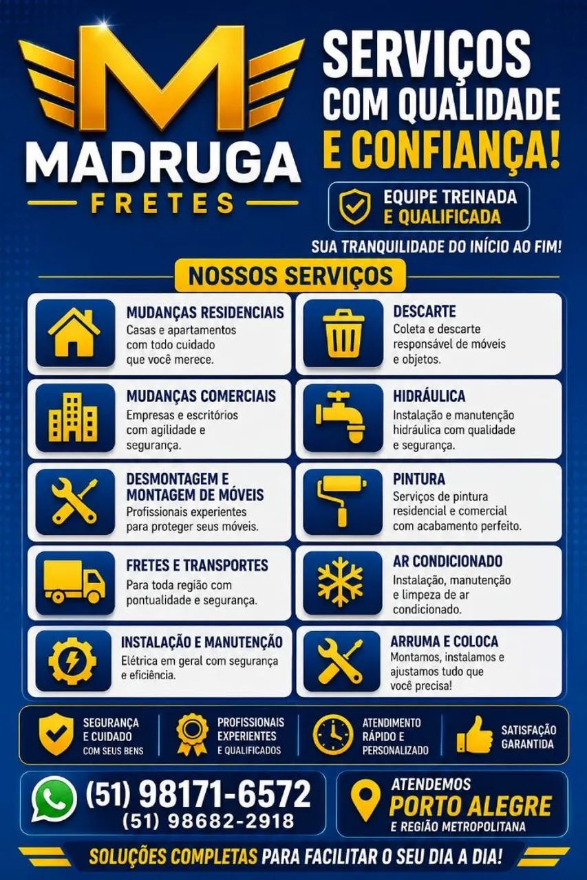 Vendo serviço mudanças 