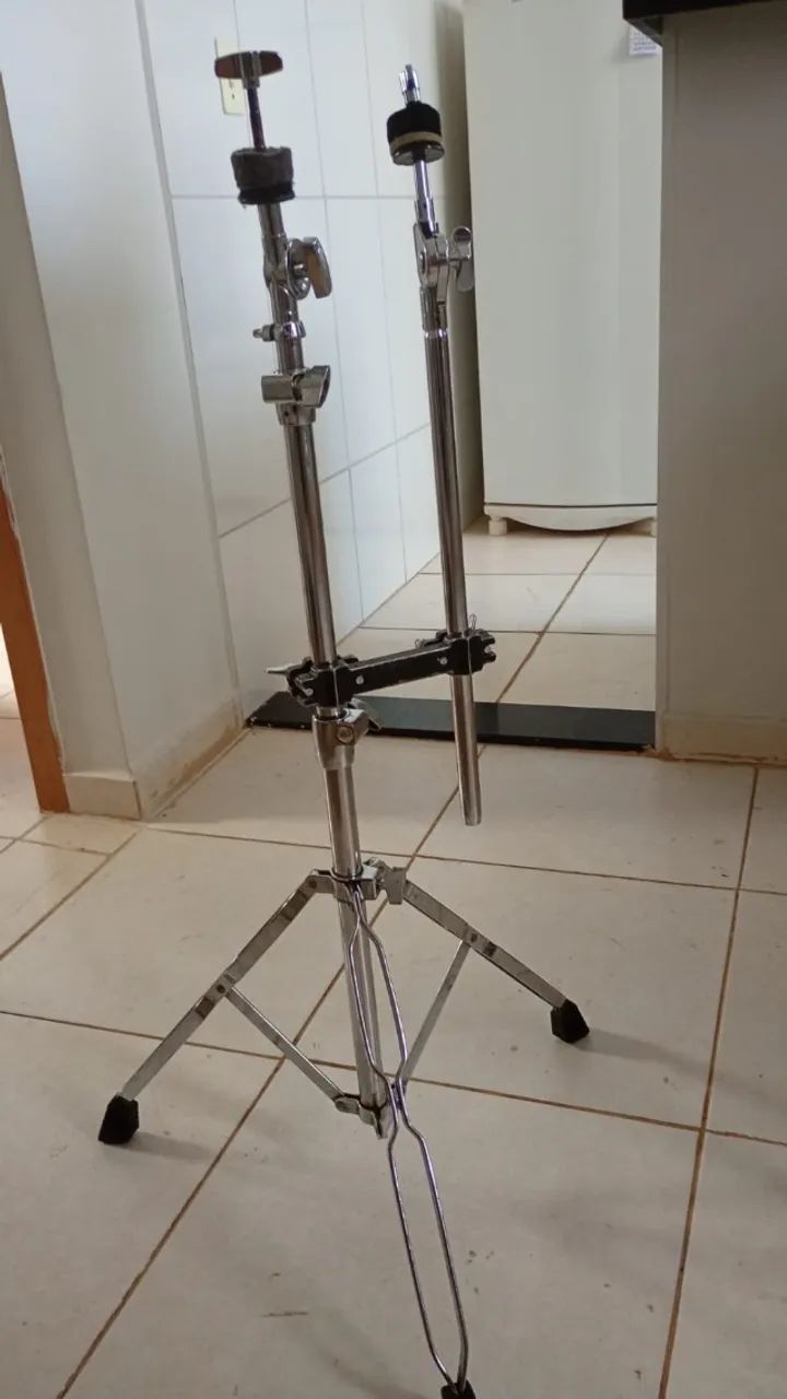 Estante de prato reta com clamp e extensor