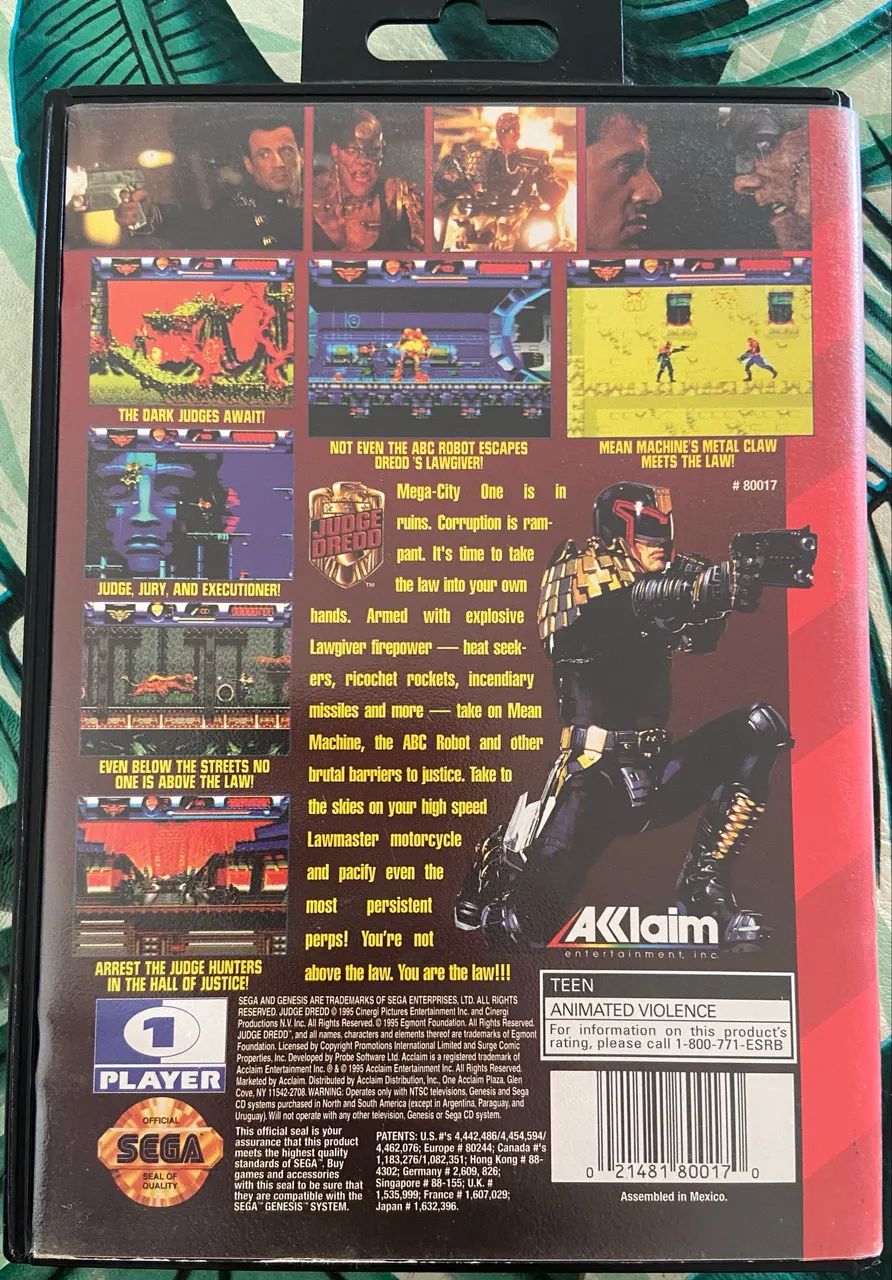 Jogo Mega Drive - Judge Dredd CIB - Foto 5