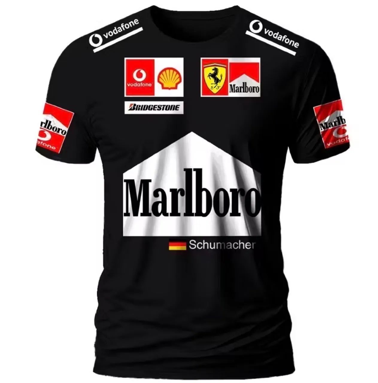 Camisa reset F1 shumacher 100% algodão 