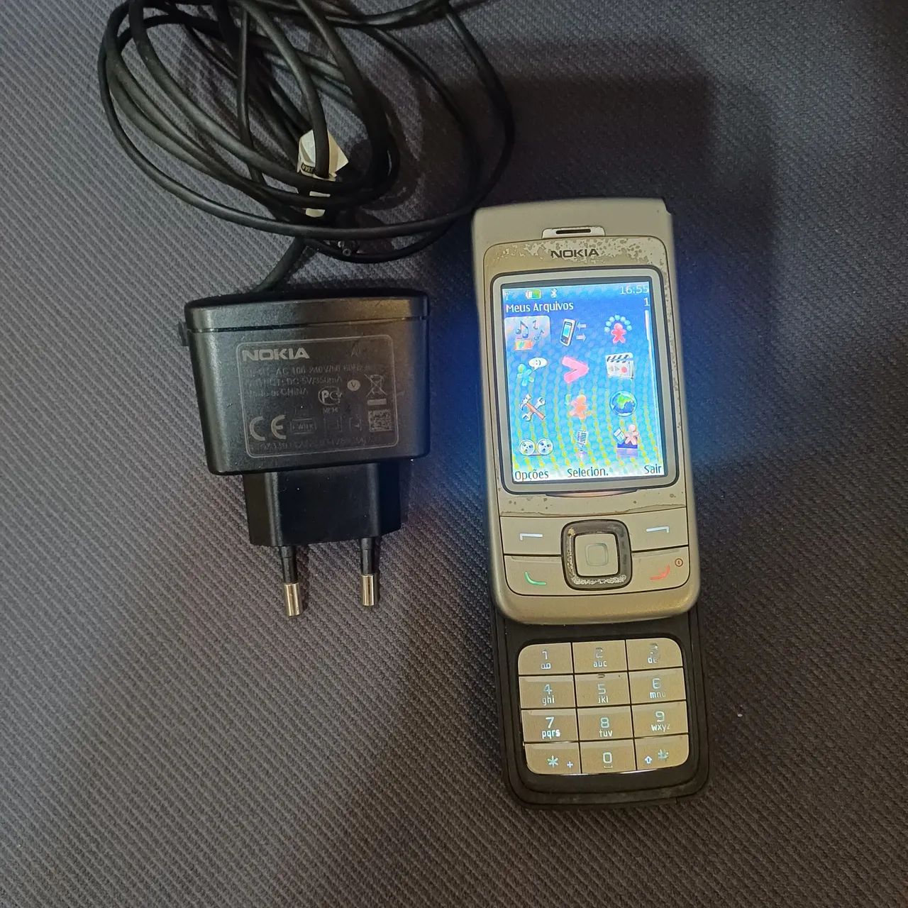 Nokia 6265 celular antigo 