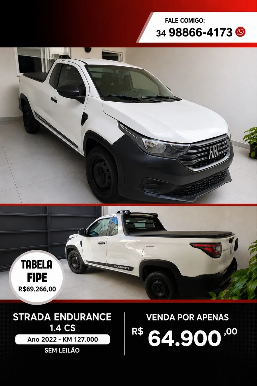 Fiat Strada Endurance 1.4 Flex 8V CS Plus 2022