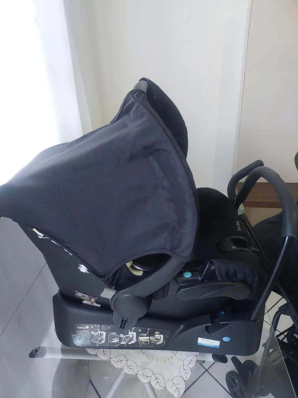Vendo kit Carrinho de bebê + bebê conforto usado em perfeito estado - Foto 2