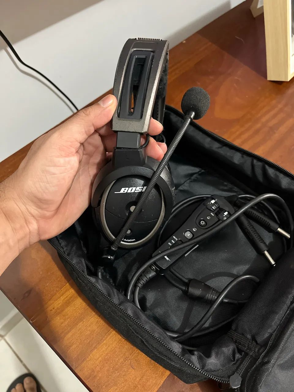 Fone Bose A20 Bluetooth Dual Plug - Foto 3