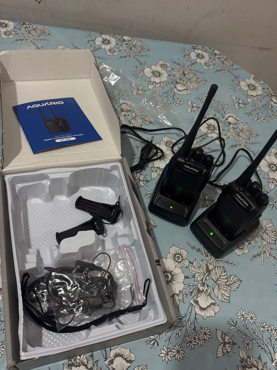 KIT COM 2 RÁDIOS COMUNICADORES PORTÁTIL  - Foto 3