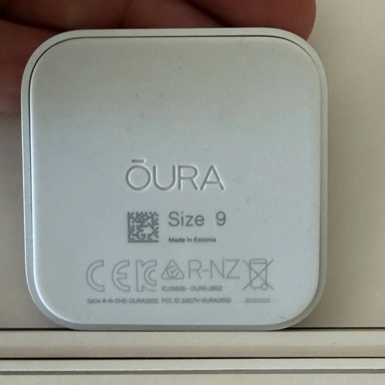 Oura 5 tamanho 9 prata ORIGINAL  - Foto 4