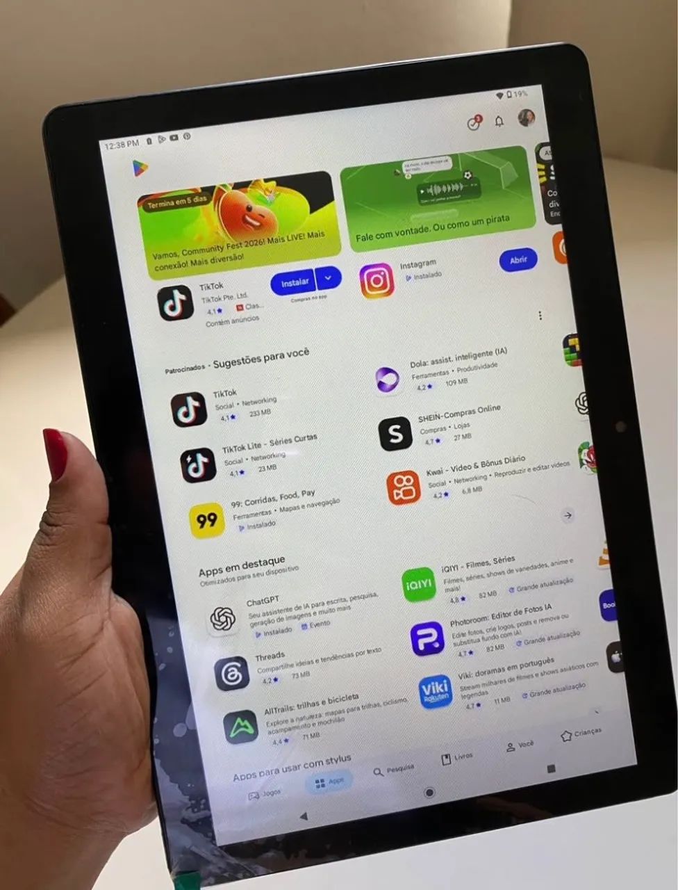 Tablet Multilaser Tela Grande 10 Polegadas - Foto 2