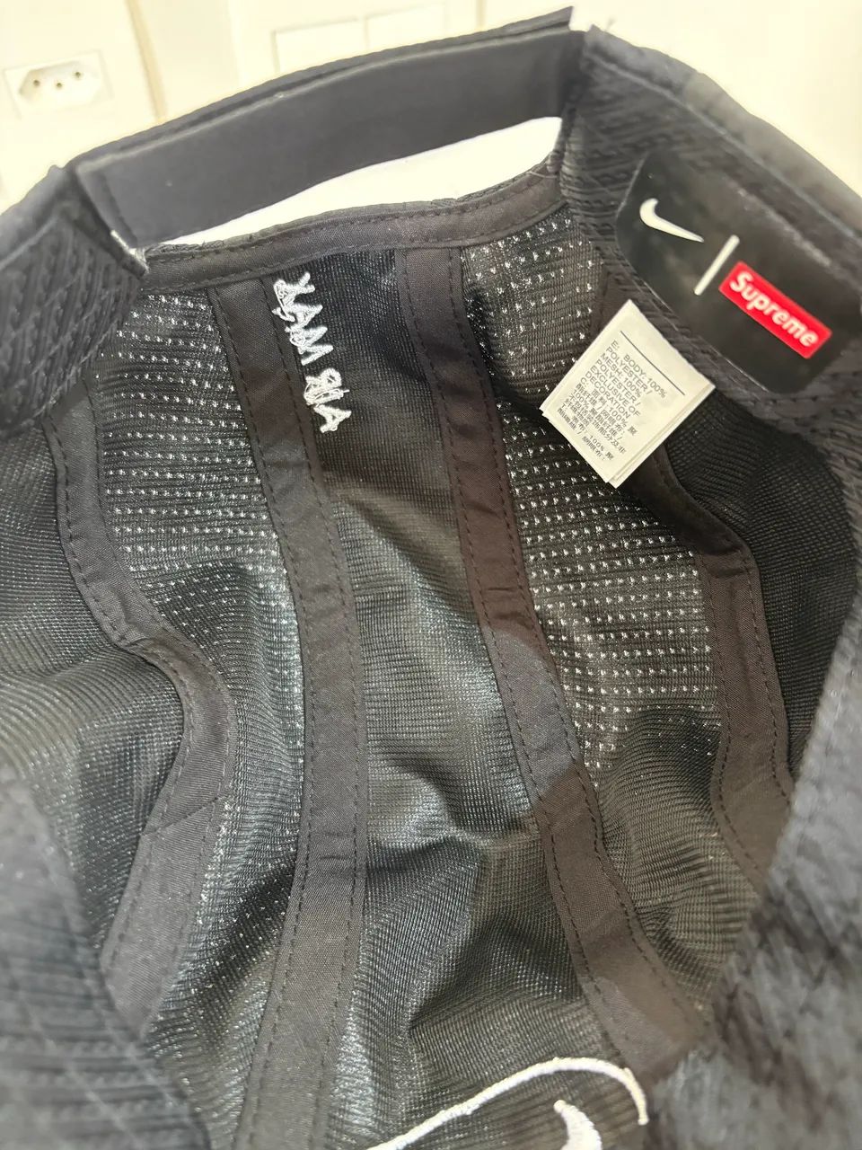 Boné Nike x Supreme running black - Foto 2