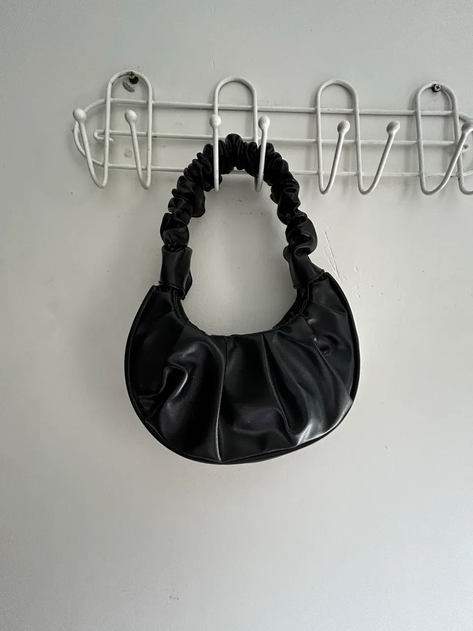 Bolsa de couro preta  - Foto 3