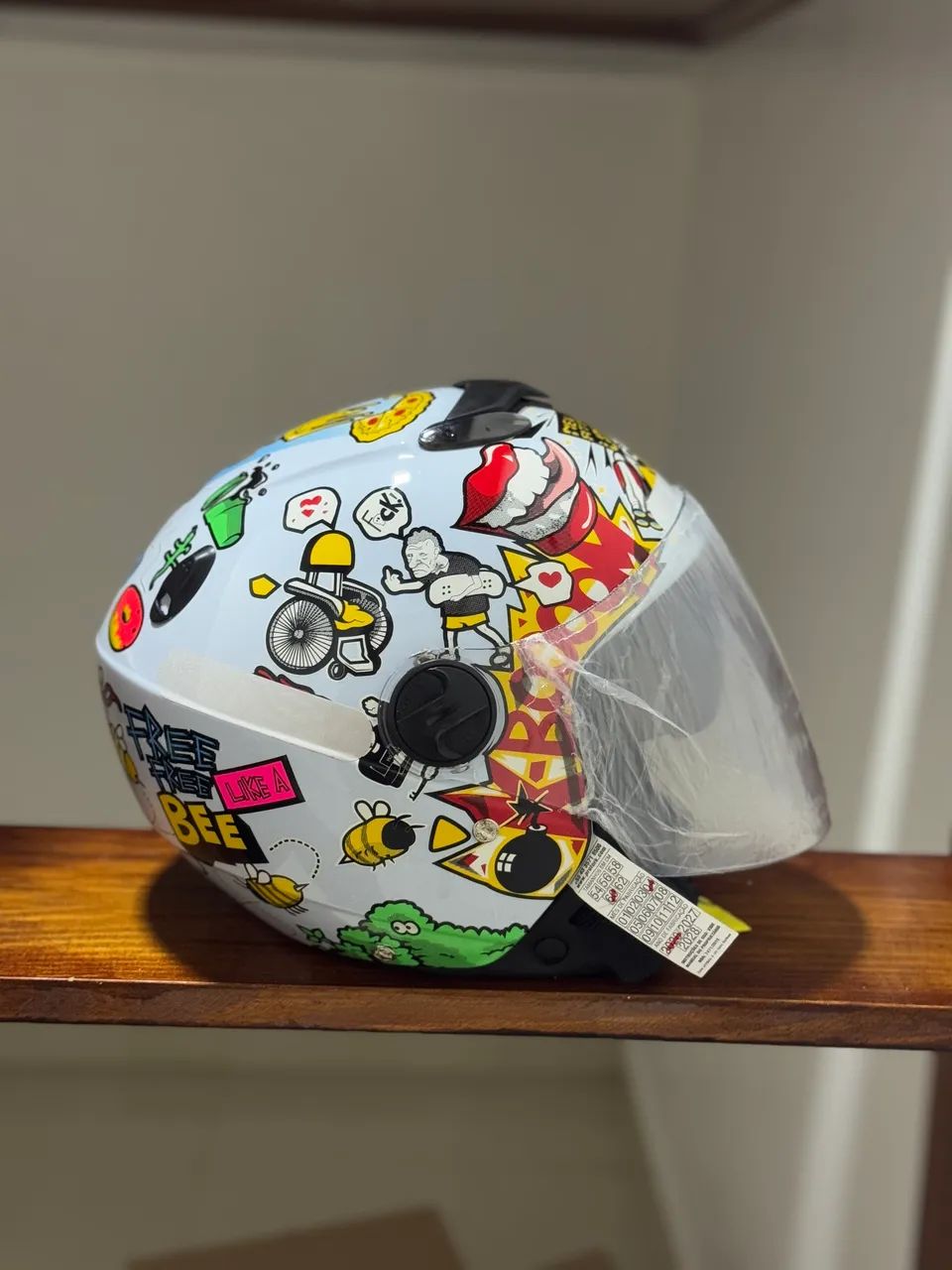 CAPACETE ABERTO COM ÓCULOS  - Foto 4