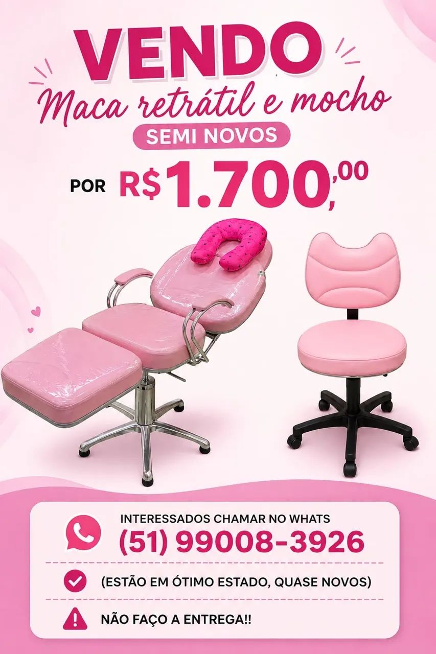 Maca retrátil e mocho 