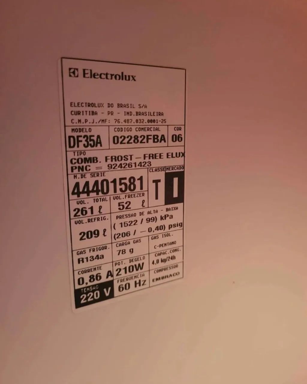 Geladeira Eletrolux 261Lts - Foto 5
