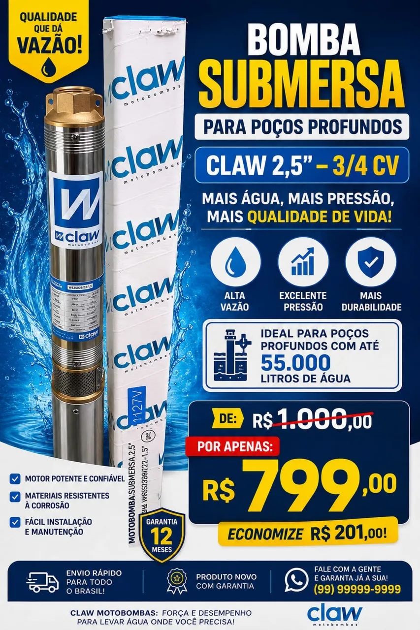 Bomba submersa