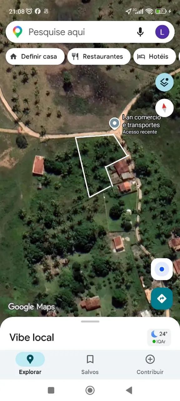 V/T Lote para pequena chácara santo Amaro das brota