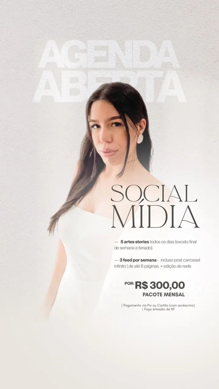 Social media | R$300 