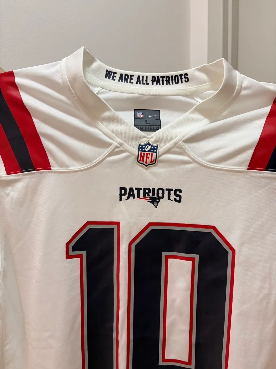 Original EUA] Camisa NFL New England Patriots Mac Jones Nike