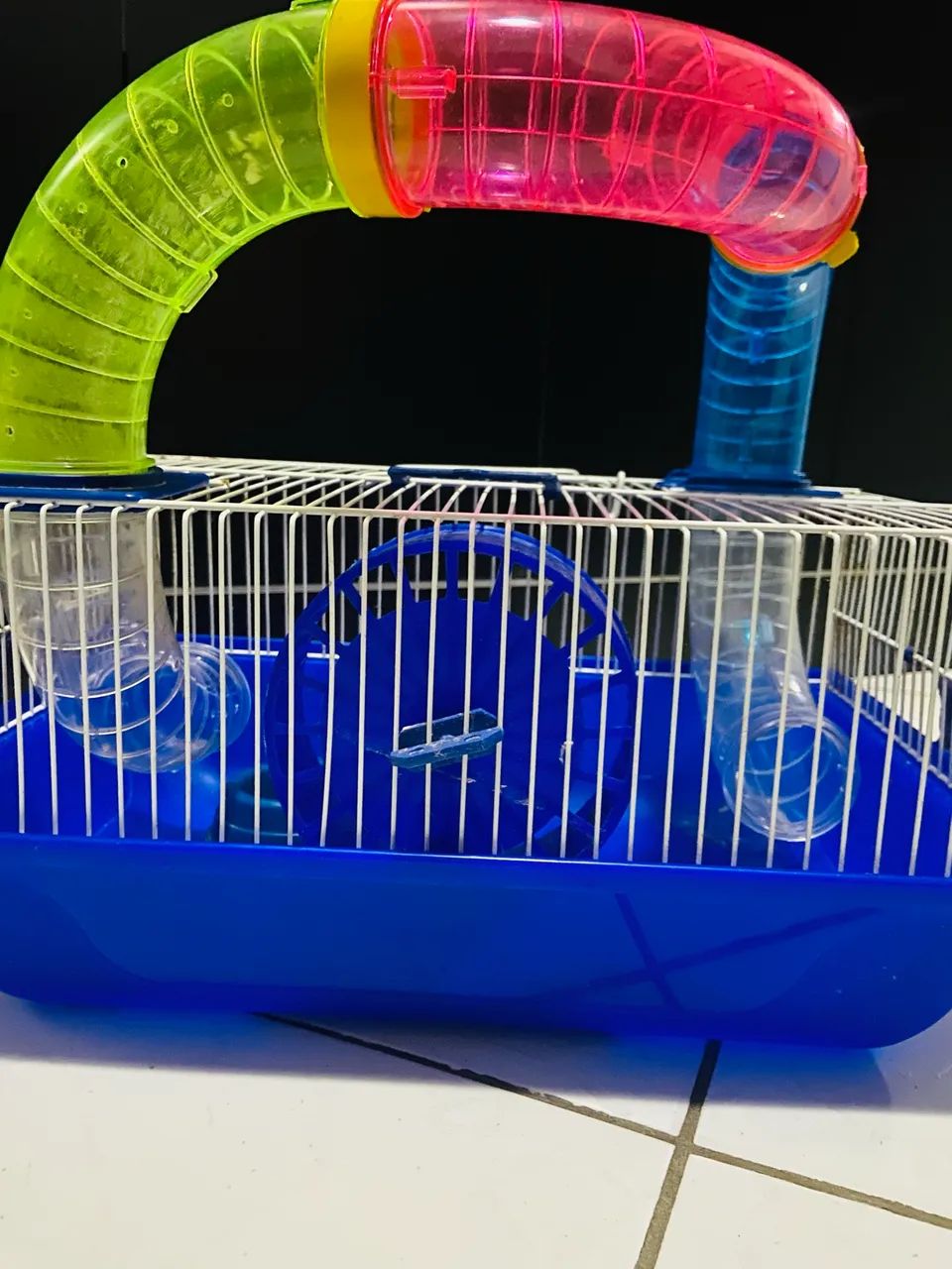 Gaiola para hamster com Labirinto colorido +Kit inicial - Foto 4