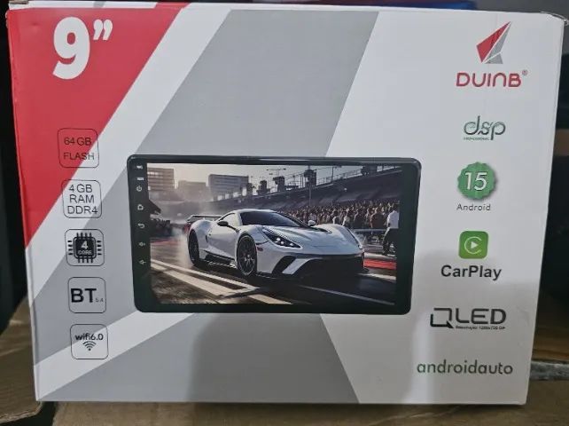Central Multimidia 1DIN 9'' Android 15