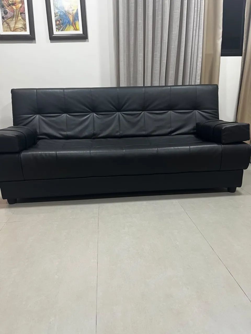 Sofá -Cama 3 lugares Retrátil loja/fabricaçao Mannes Store - Foto 4