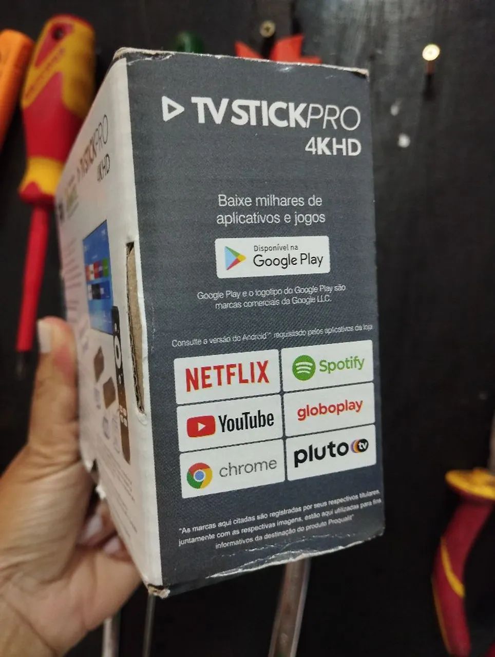 TV Stick Pro 4K Android Proeletronic PROSK1000 - Foto 5