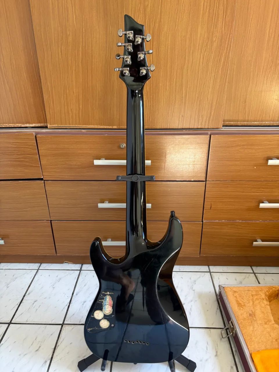 Guitarra Schecter blackjack C7 ÚNICA NA OLX E ML!! - Foto 5