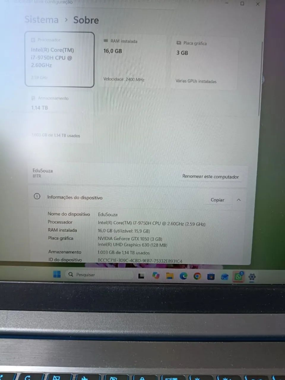Notebook Lenovo Gamer - Foto 5