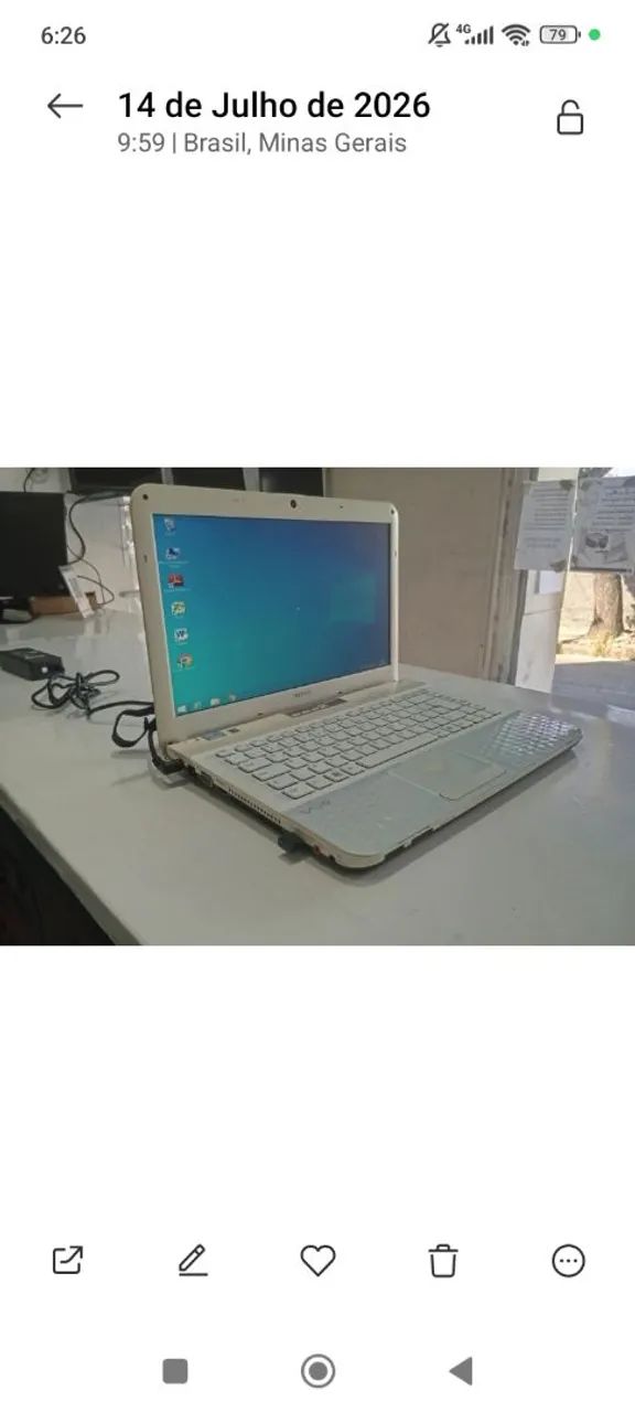 NOTEBOOK SONY VAIO R$599- PROMOÇÃO R$599