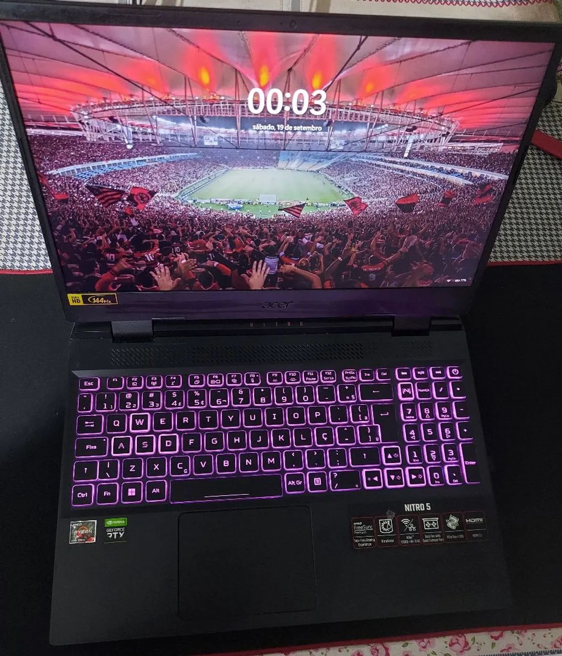Notebook gamer Nitro 5 3070ti  - Foto 2