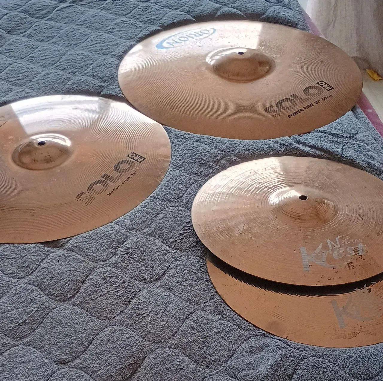 Kit de pratos Bateria  - Foto 5
