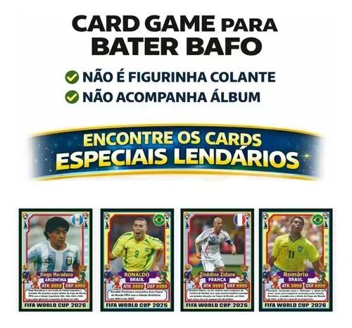 Card game colecionáveis 4 cards R$0,99 novo