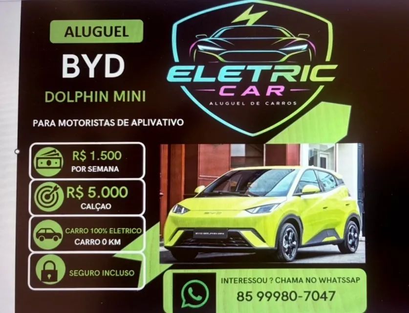 ALUGUEL DE CARROS ELÉTRICOS  - Foto 3