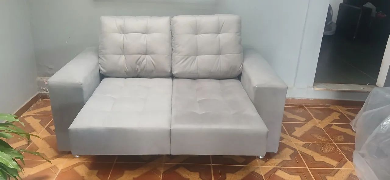 Conjunto de sofá retrátil dois e três lugares!   - Foto 2