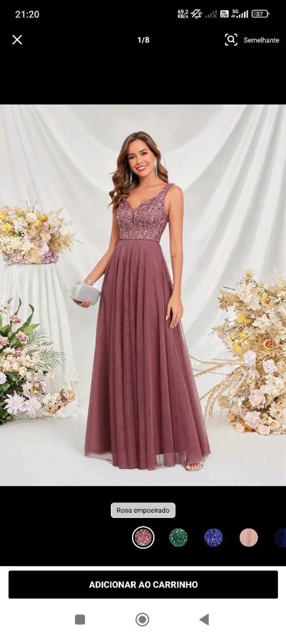 Vestido de festa longo  - Foto 2