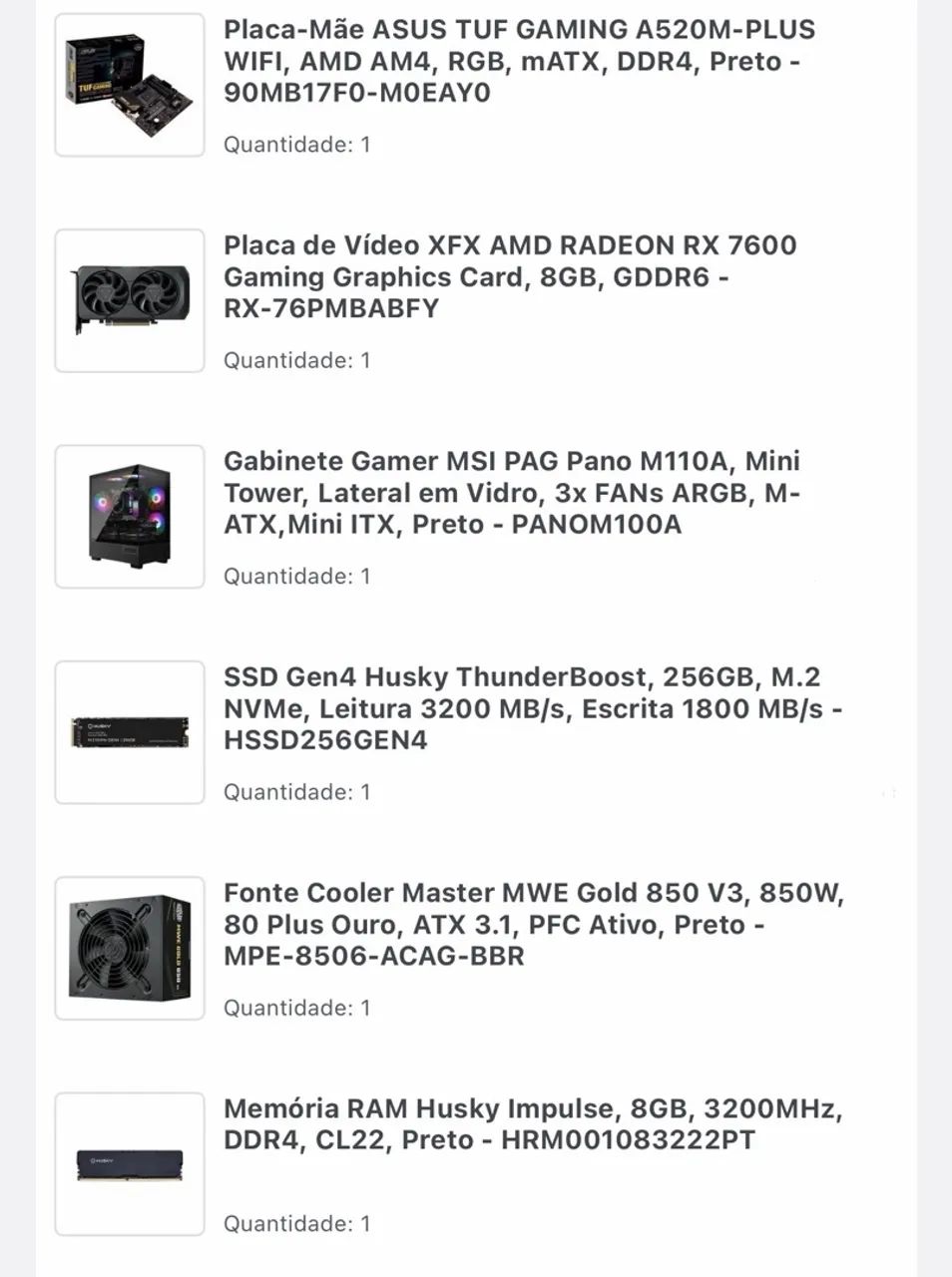 PC Gamer AMD Completo Peças na Garantia - Foto 3