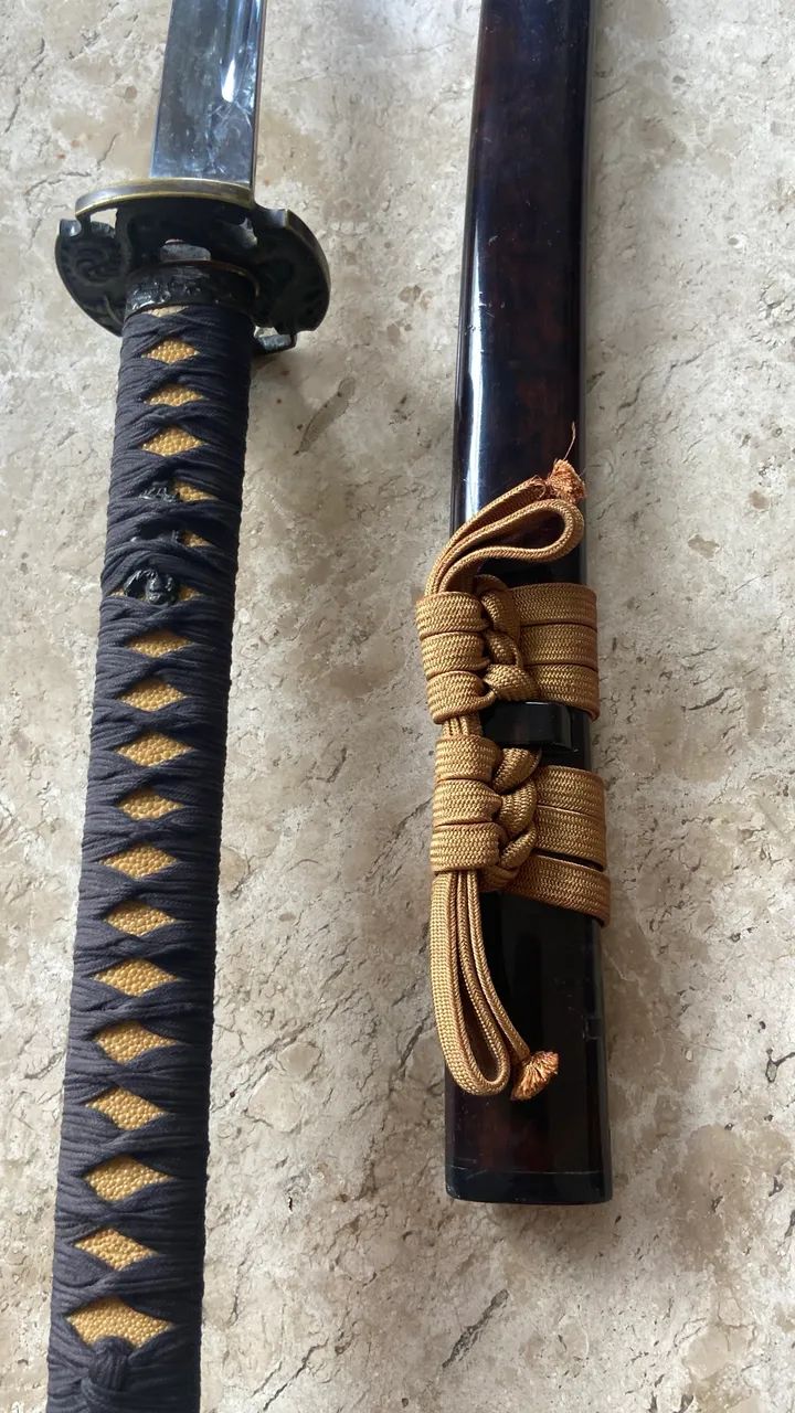 Conjunto de katana e wakizashi originais  - Foto 2