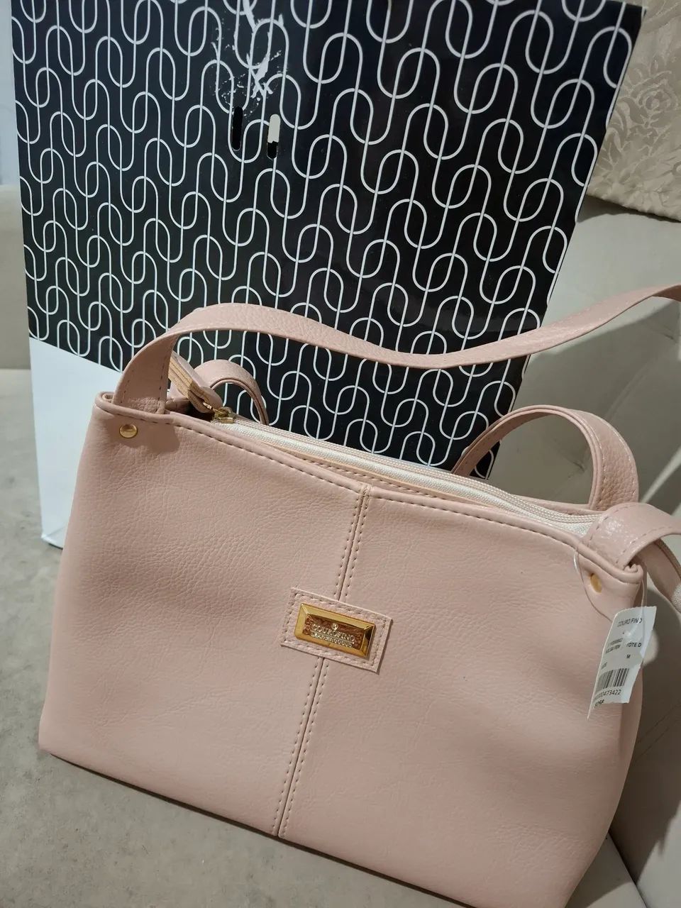 Bolsa Couro Fino Nova 