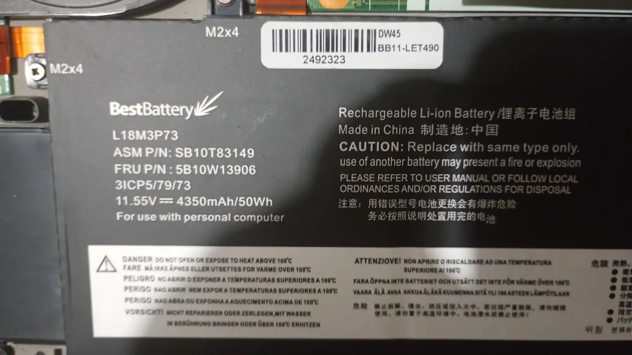 Bateria Notebook Lenovo T14 - Foto 2