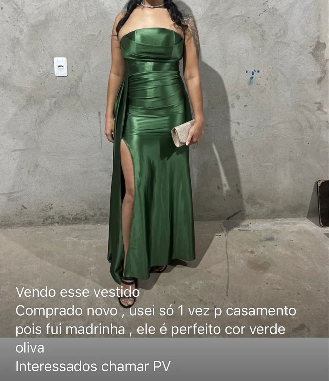 Lindo vestido de cetim  - Foto 2