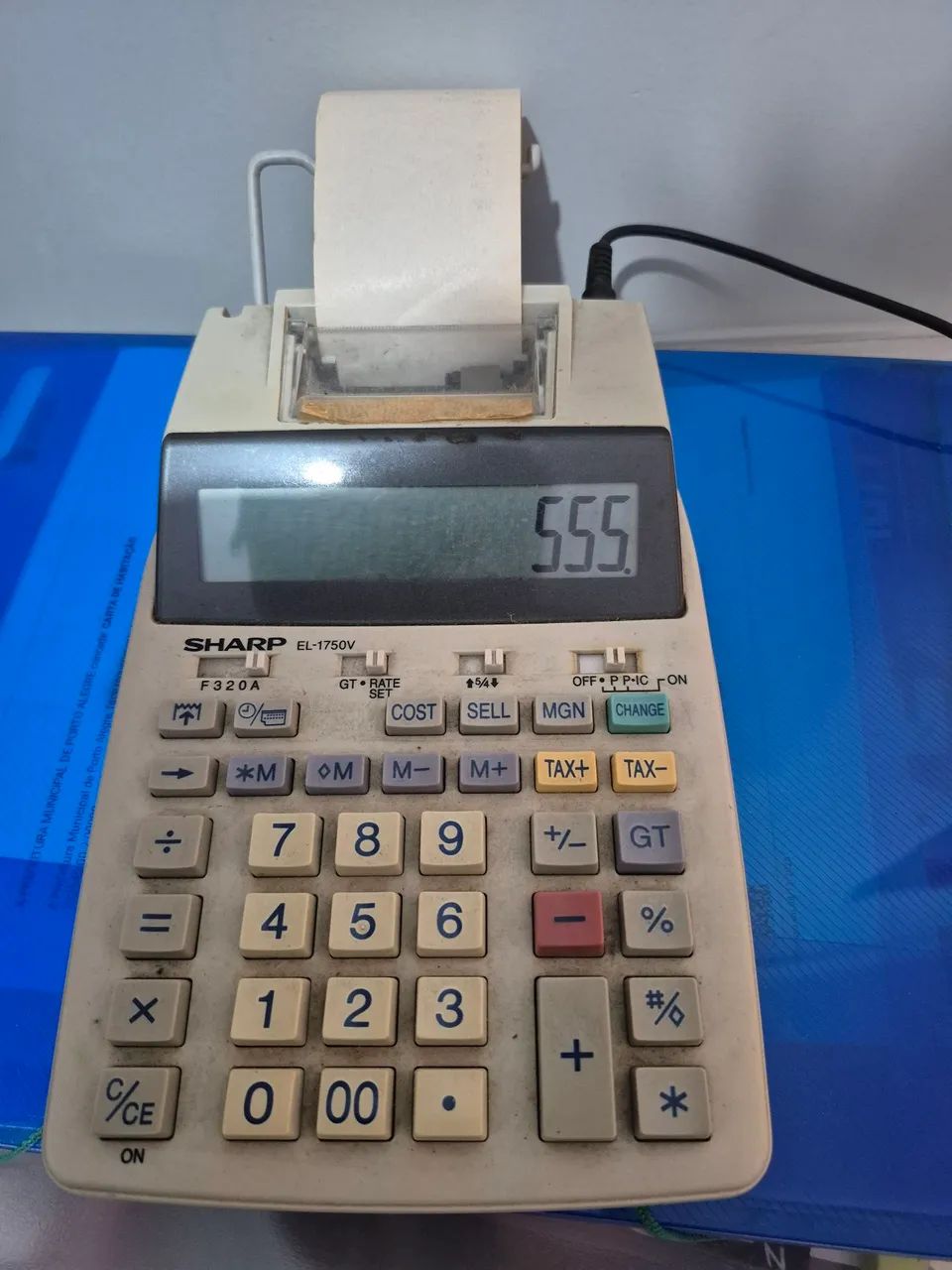 Sharp EL-1750V Printing Calculator