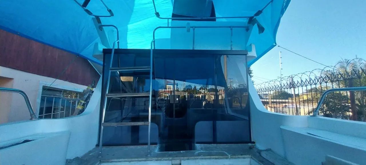 Lancha Dawall com Fly 36 pés Troco por casa ou chácara  - Foto 2