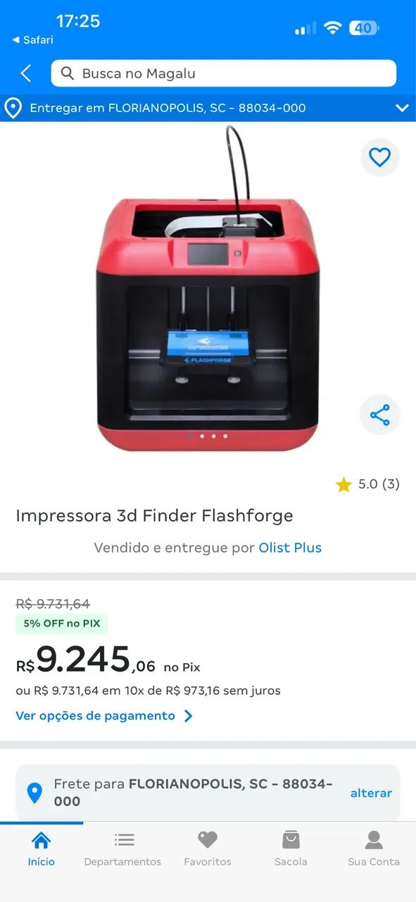 Impressora filamento Flashforge Finder - Foto 2