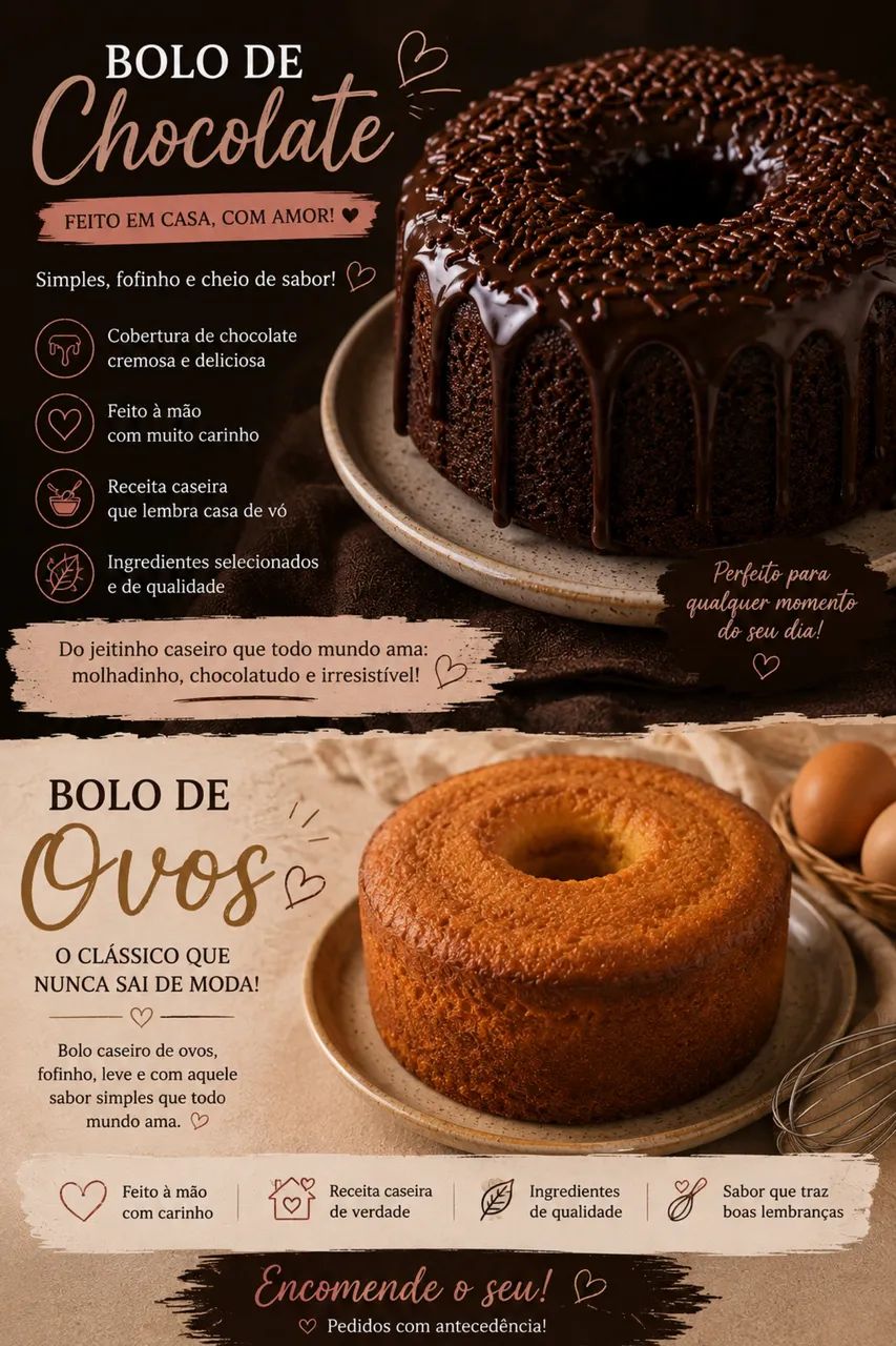 Bolo caseiro 