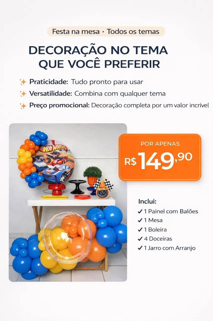 Festas na mesa - TODOS OS TEMAS