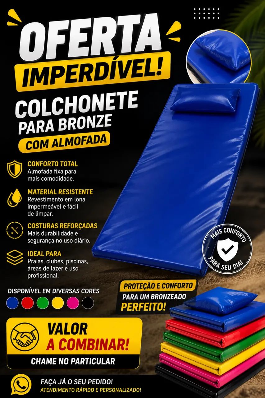Colchonete para bronze 