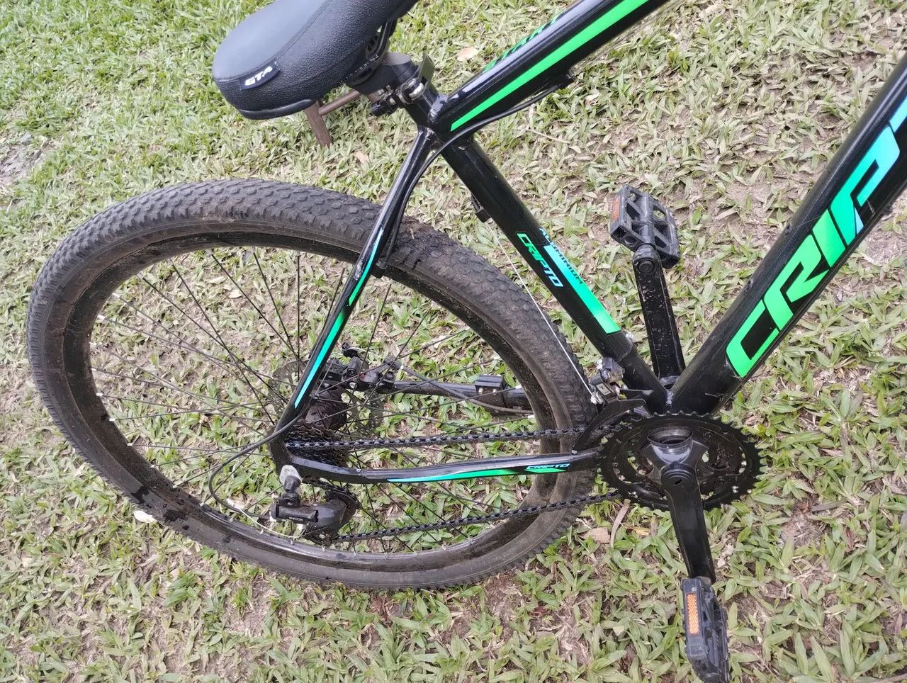 Bicicleta Cripto aro 29 seminova - Foto 4