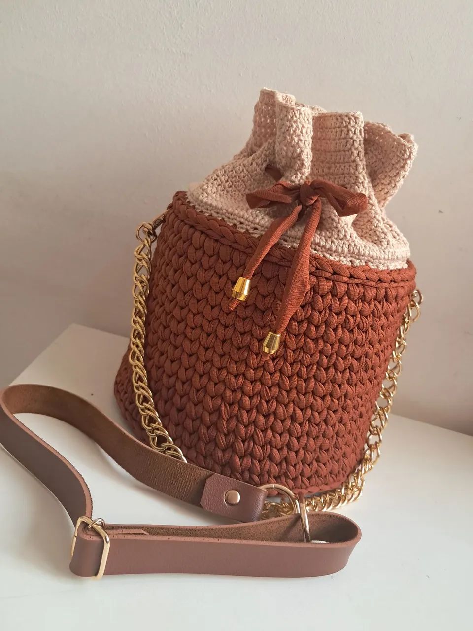 Bolsa em crochê  - Foto 2